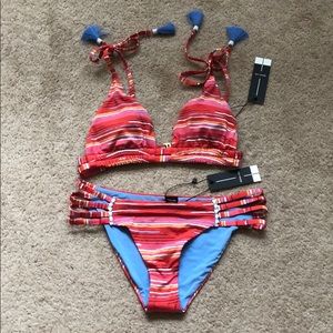 NWT striped bikini by Dolce Vita